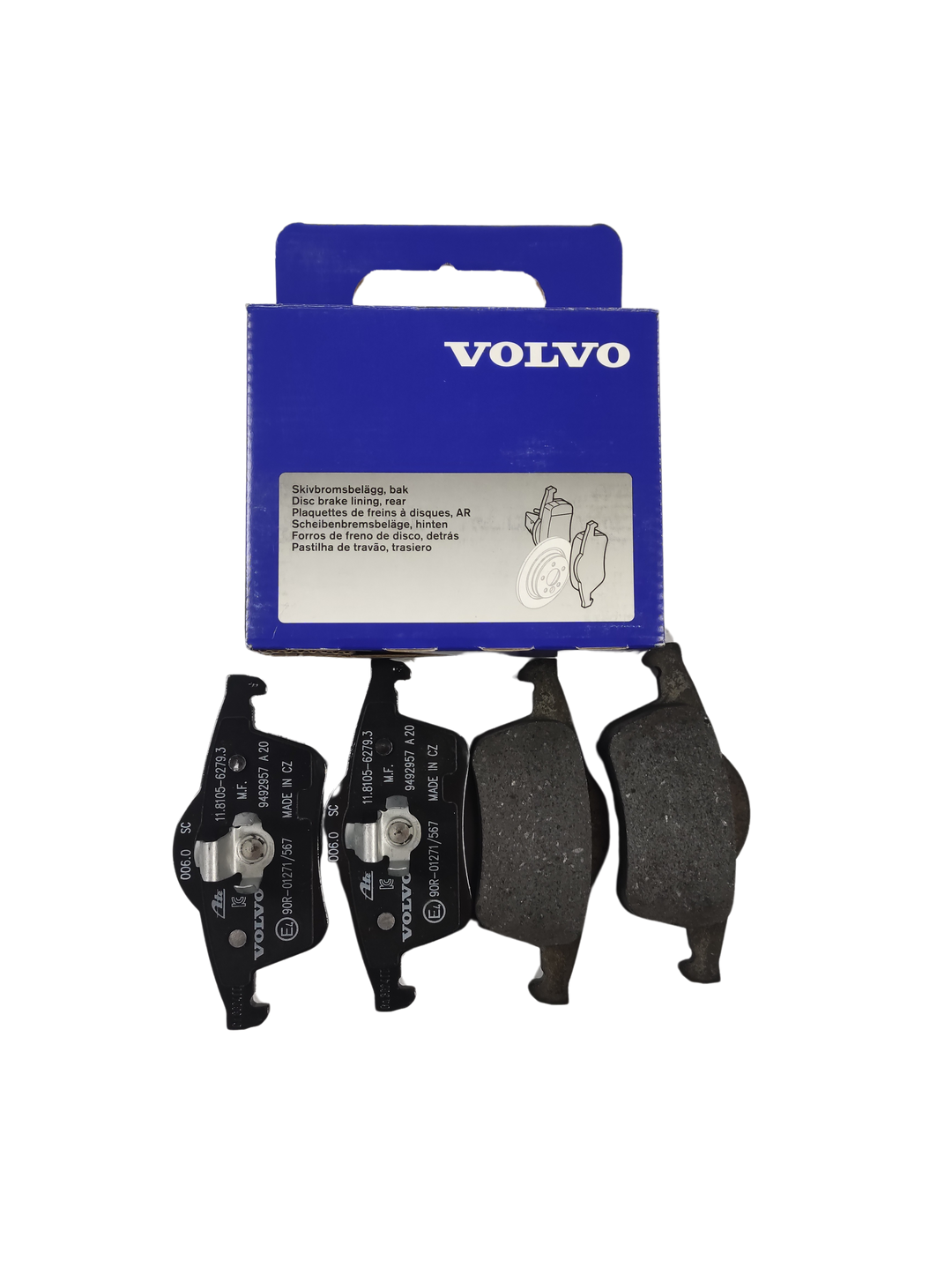 VOLVO V70 XC70 Originale Pastiglie Freno Posteriori OEM 30648382