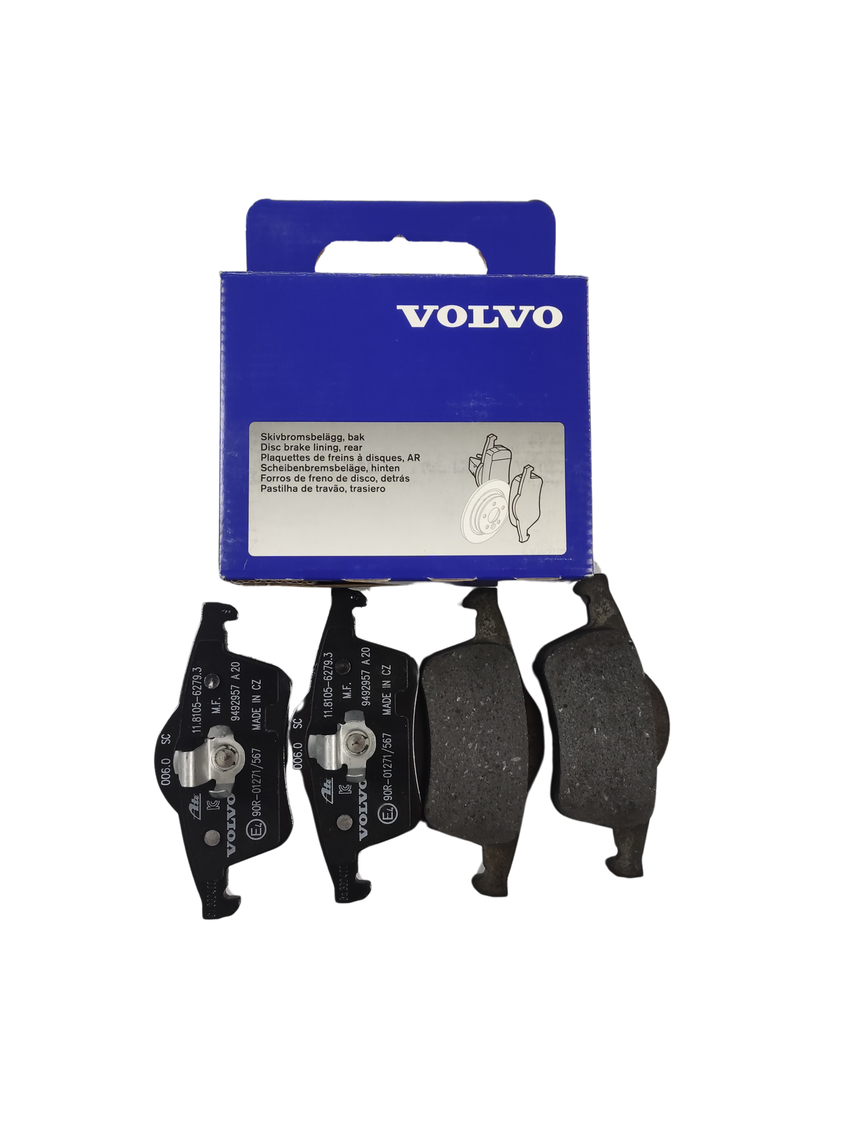 Volvo v70 xc70 originale pastiglie freno posteriori oem 30648382