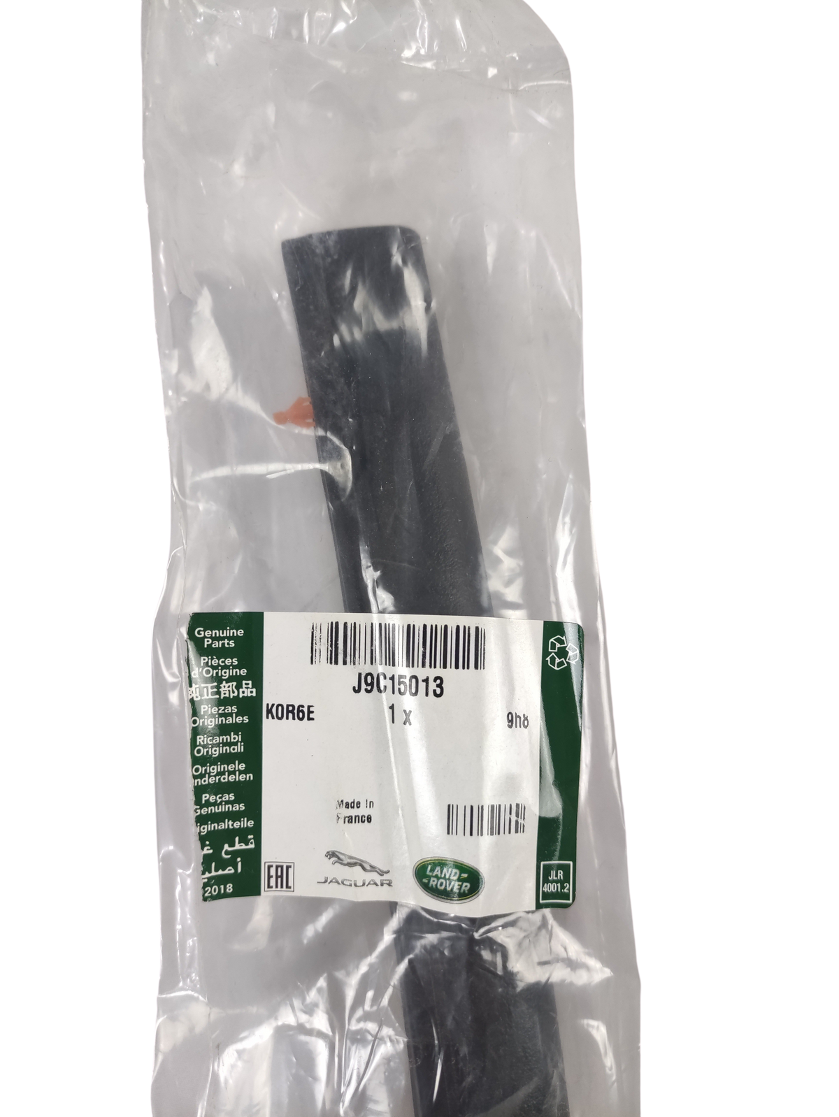 Jaguar guarnizione del cofano oem j9c15013