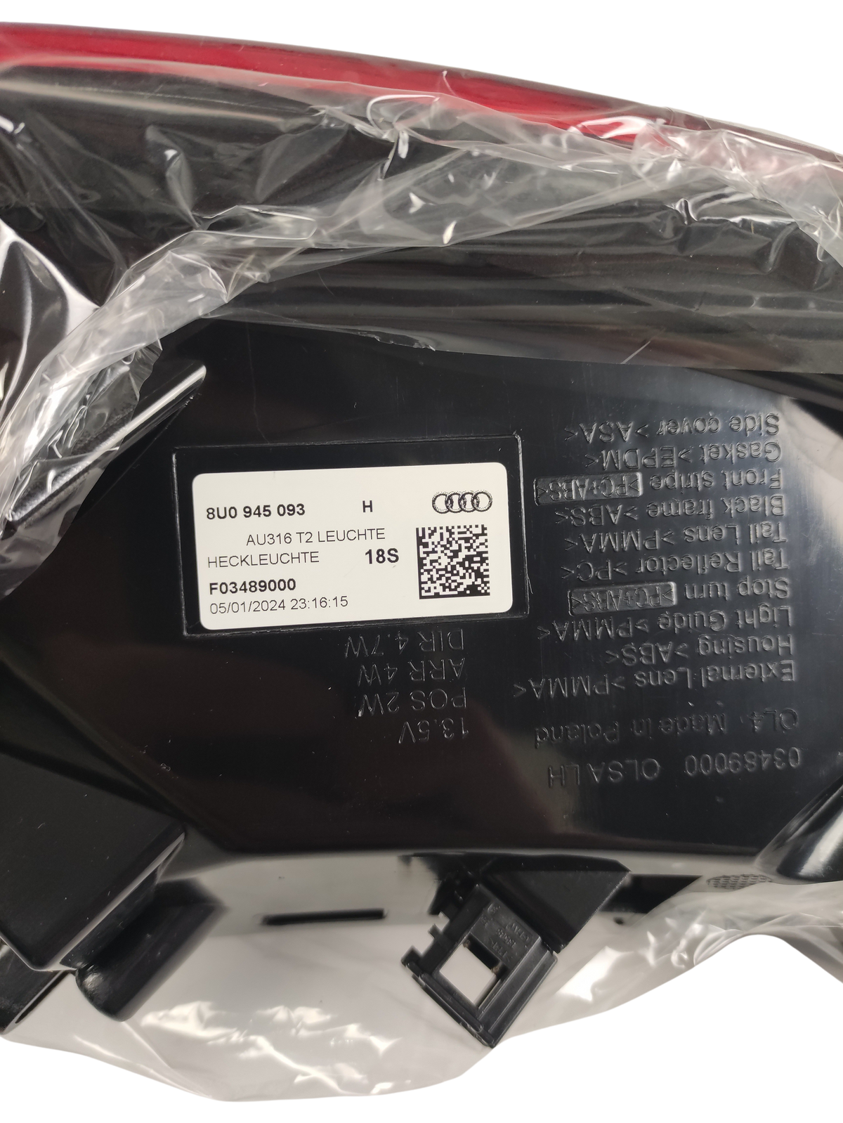 Audi fanale posteriore sinistro q3 oem 8u0945093a