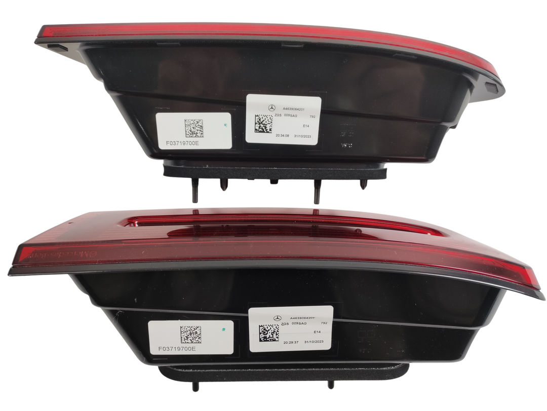 MERCEDES Fanale Lato Destro e Sinistro CLASSE G Kit Fanali Posteriori Black Pack Upgrade OEM A4639064201