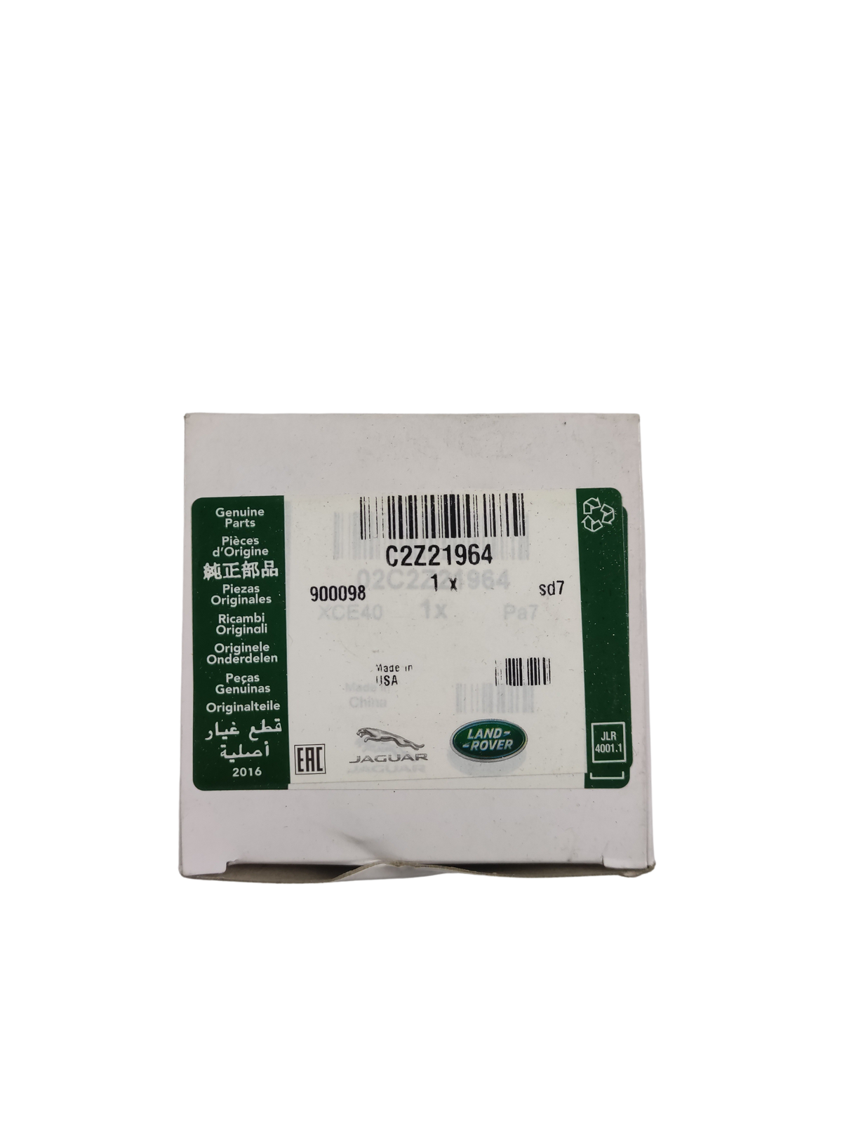 Jaguar filtro dell'olio oem c2z21964