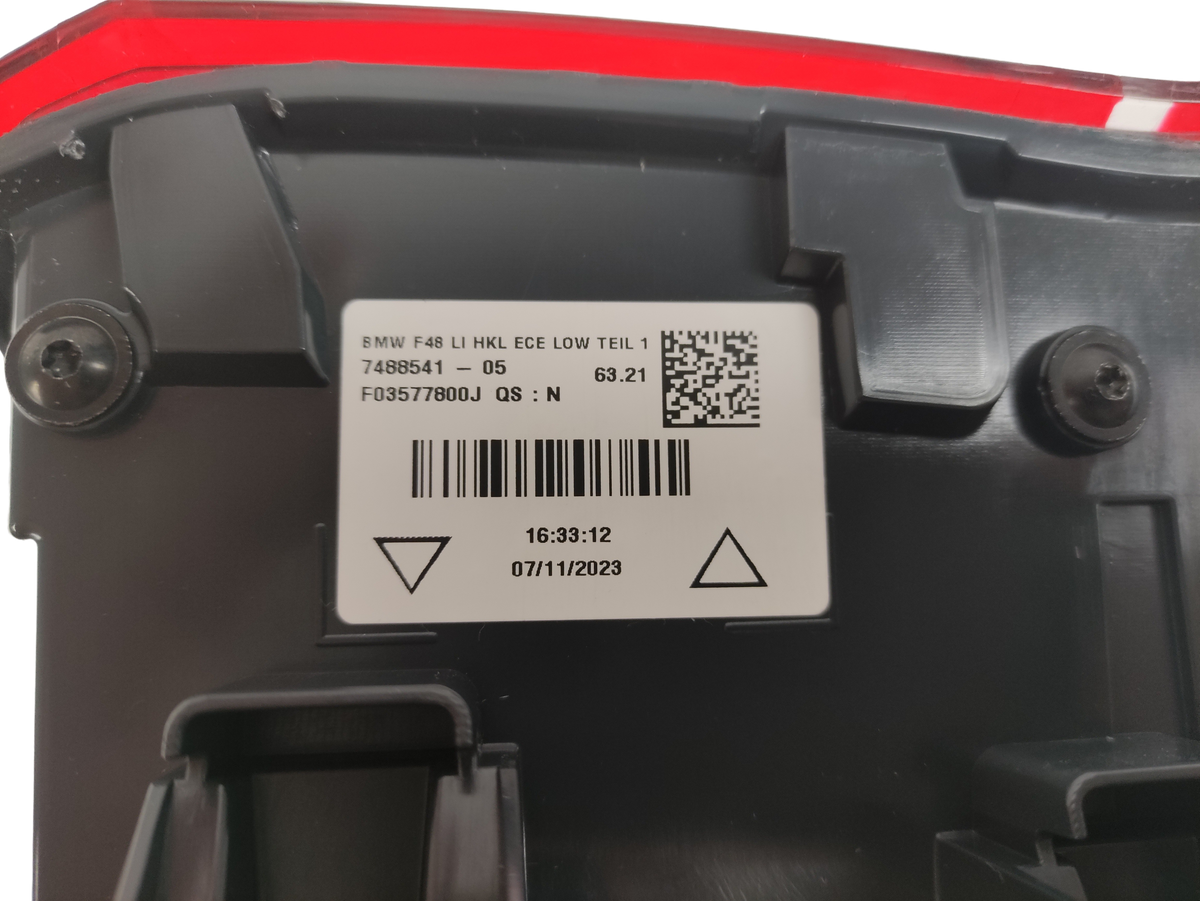 Bmw fanale posteriore esterno sinistro x1 f48 f48 lci oem 63217350711