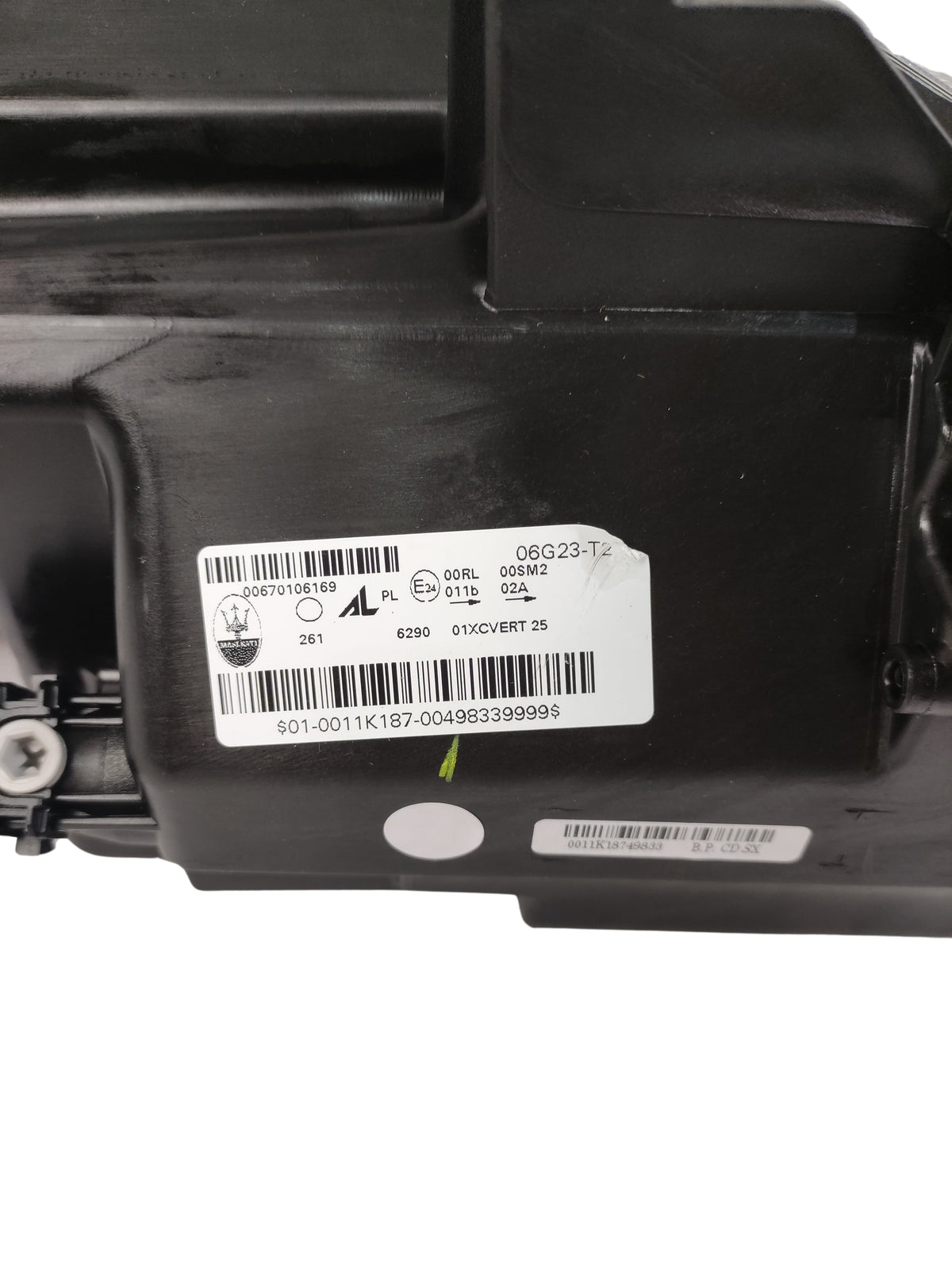 Maserati faro anteriore dark sinistro ghibli oem 670106169