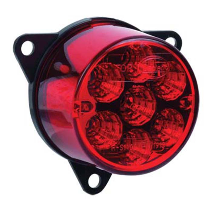 Universale fanale posteriore stop led mod bus rosso 10 33v | fratelli leo