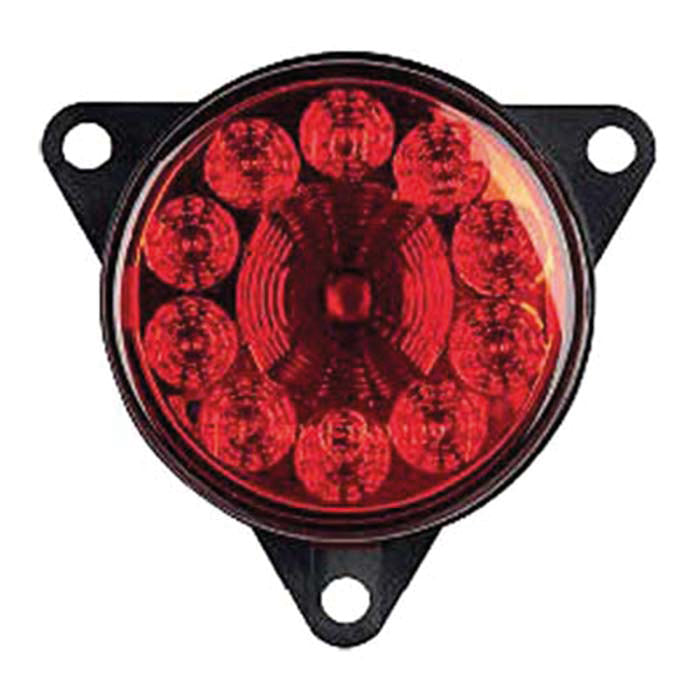 Universale fanale retronebbia led mod bus rosso 10 33v | fratelli leo