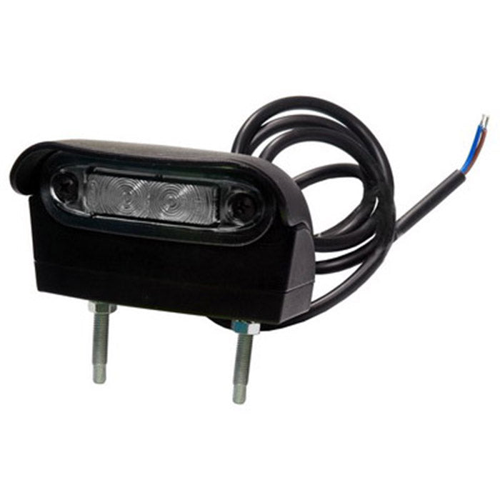 Universale fanale targa nero led | fratelli leo