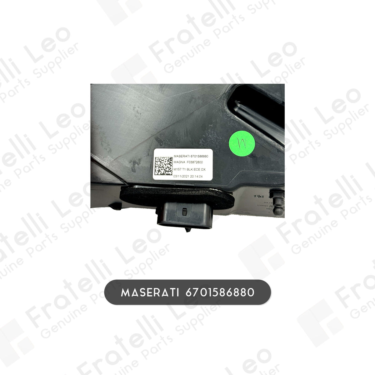 Maserati ghibli m157r originale fanale posteriore esterno black dx  06701586880