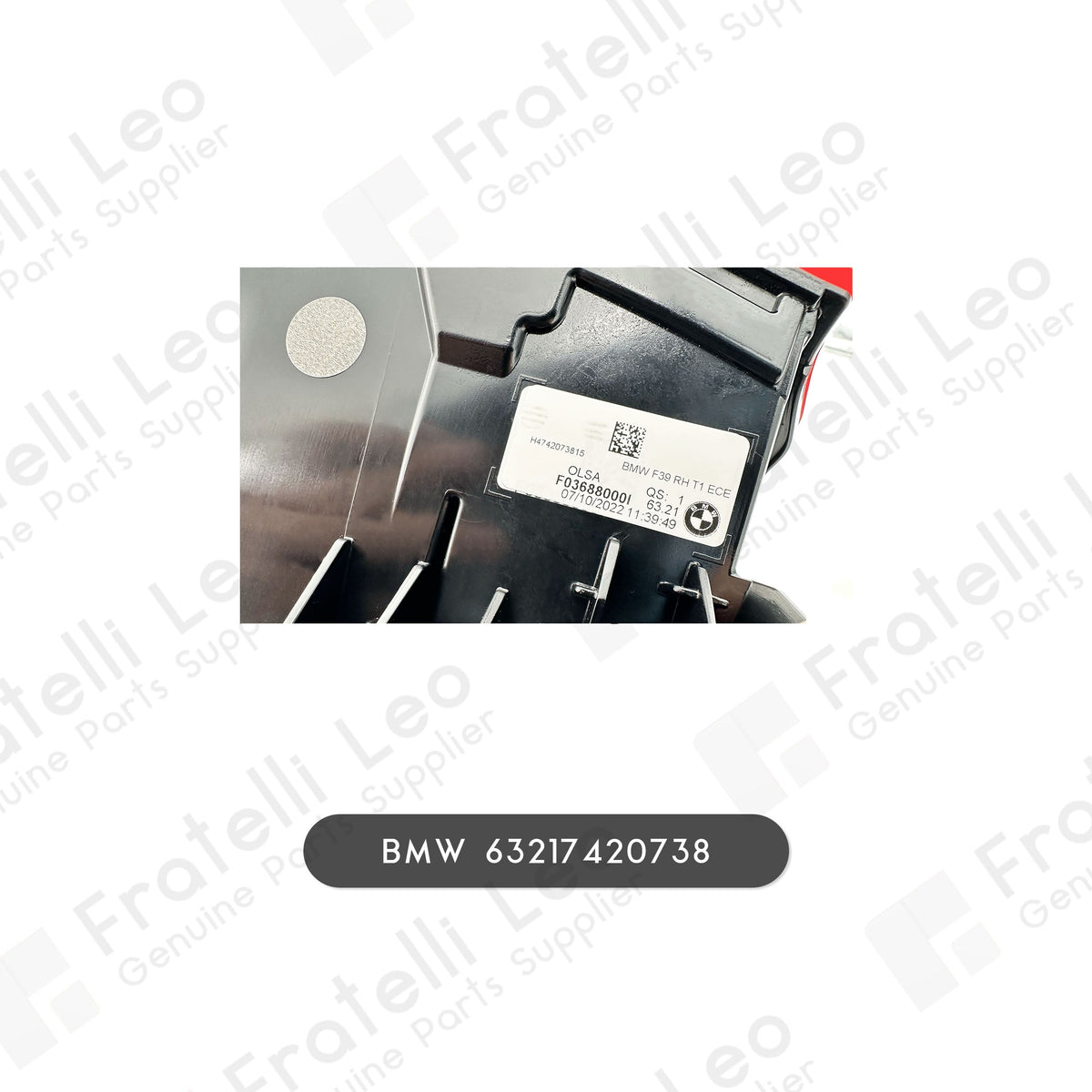 Bmw fanale posteriore esterno led destro x2 f39 oem 63217420738