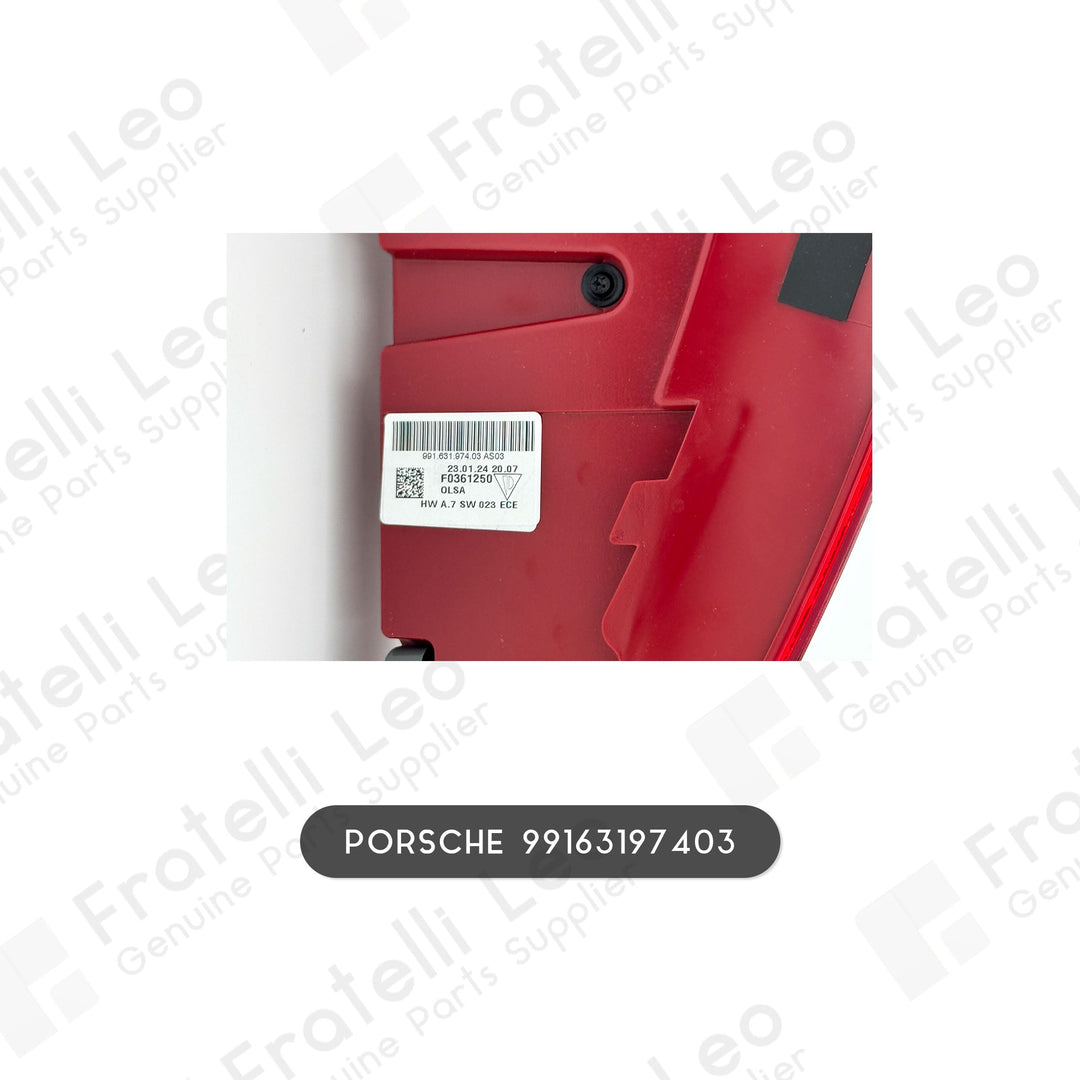 PORSCHE 991 EXCLUSIVE Originale Fanale Posteriore Destro 99163197402 / 99163197403