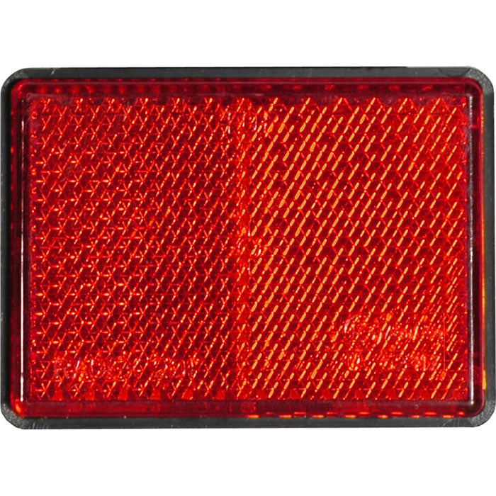 UNIVERSALE Catadiottro 63x51 Adesivo Rosso | Fratelli Leo.