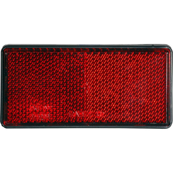 UNIVERSALE Catadiottro 51x103 Adesivo Rosso | Fratelli Leo.