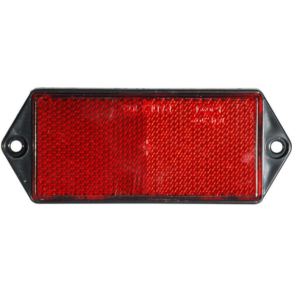 UNIVERSALE Catadiottro 51x127 Rosso C/Fori | Fratelli Leo.