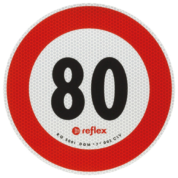 UNIVERSALE Limite VelocitÃ  80KM Adesivo | Fratelli Leo.