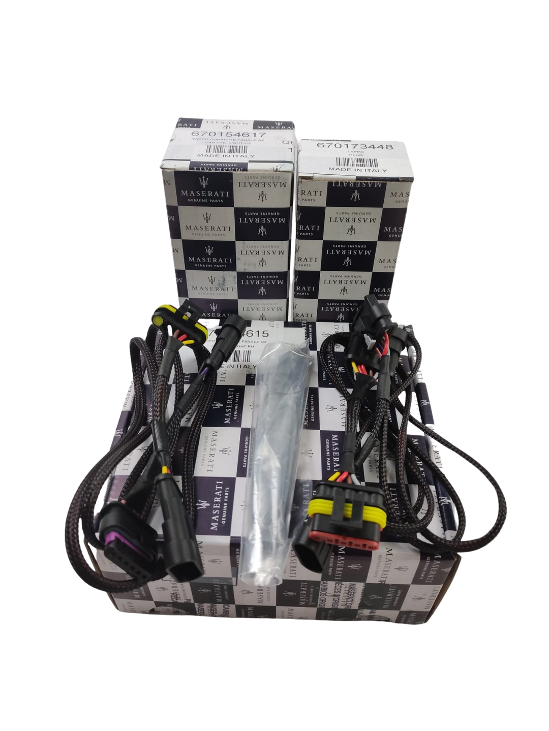 Kit Fanali Posteriore Restyling per Maserati Ghibli Versione Trofeo(Black)
