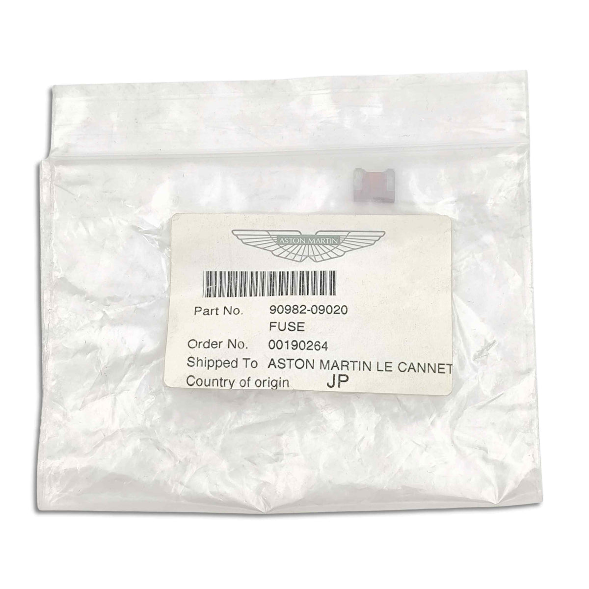 Aston martin fusibile oem 90982 09020 dal 2011