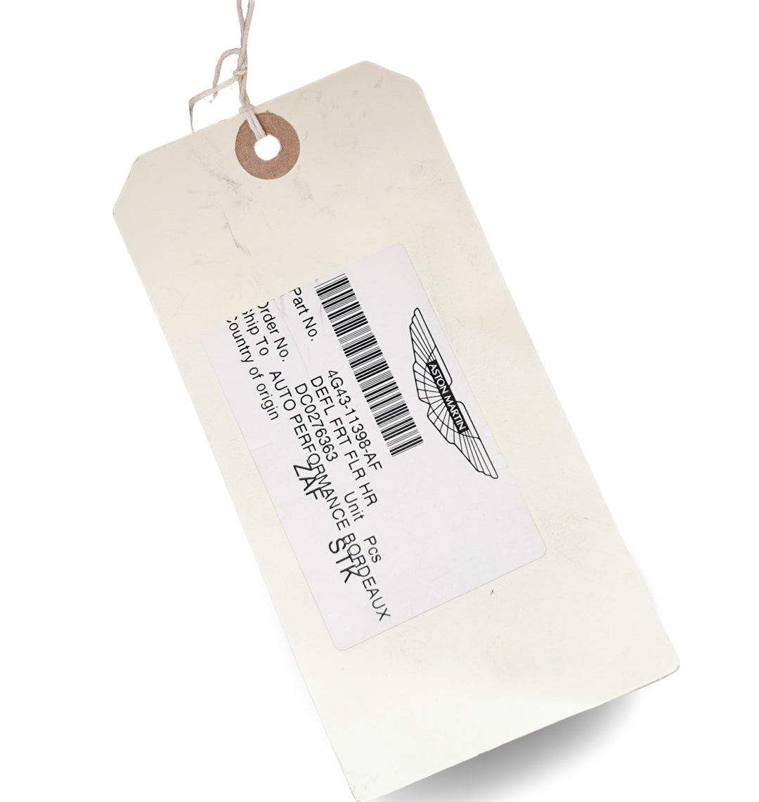ASTON MARTIN Scudo Termico Anteriore OEM 4G43-11398-AF dal 2004