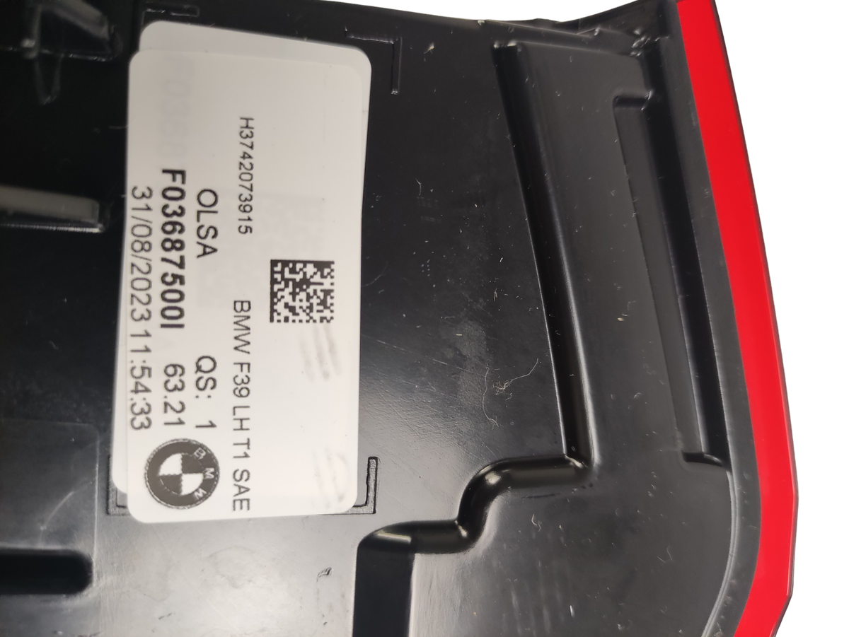 Bmw fanale x2 originale posteriore esterno sinistro faro oem 63217420739