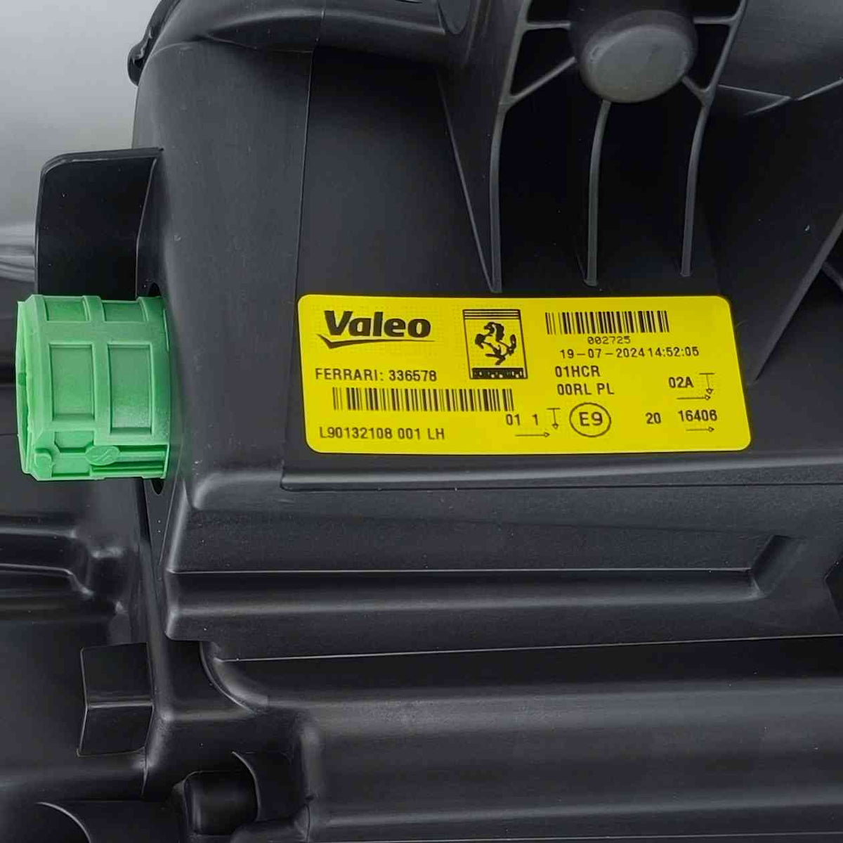 Ferrari faro anteriore full led afs1 con staffa sinistro oem 336578