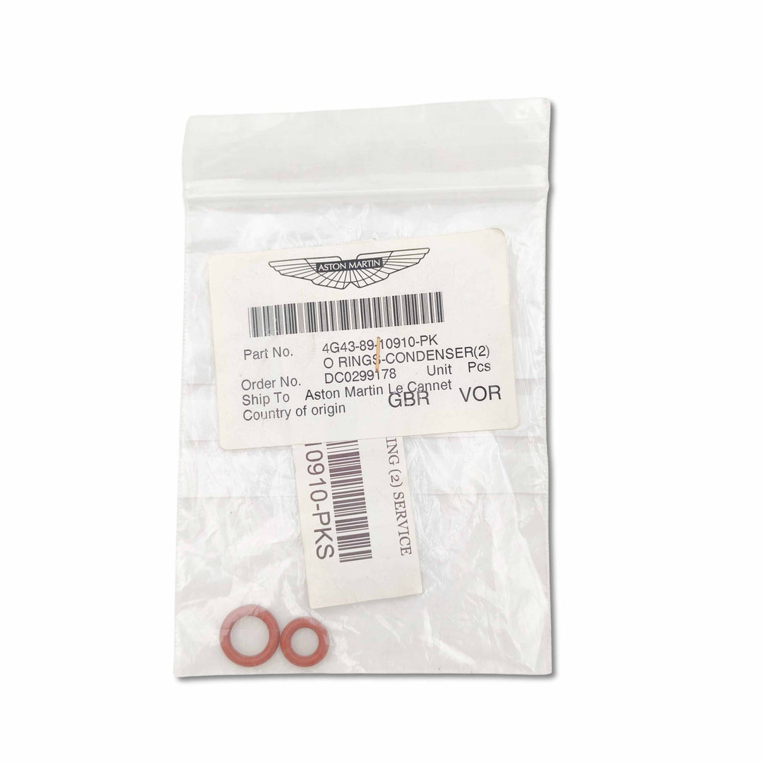ASTON MARTIN Set Guarnizioni O‑ring condensatore climatizzatore OEM 4G43‑89‑10910‑PK dal 2004