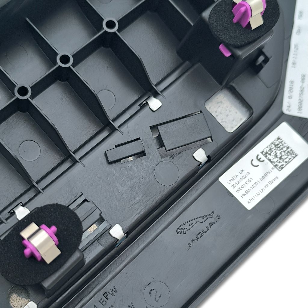 Jaguar battitacco union jack ebony oem t4a5867pvj