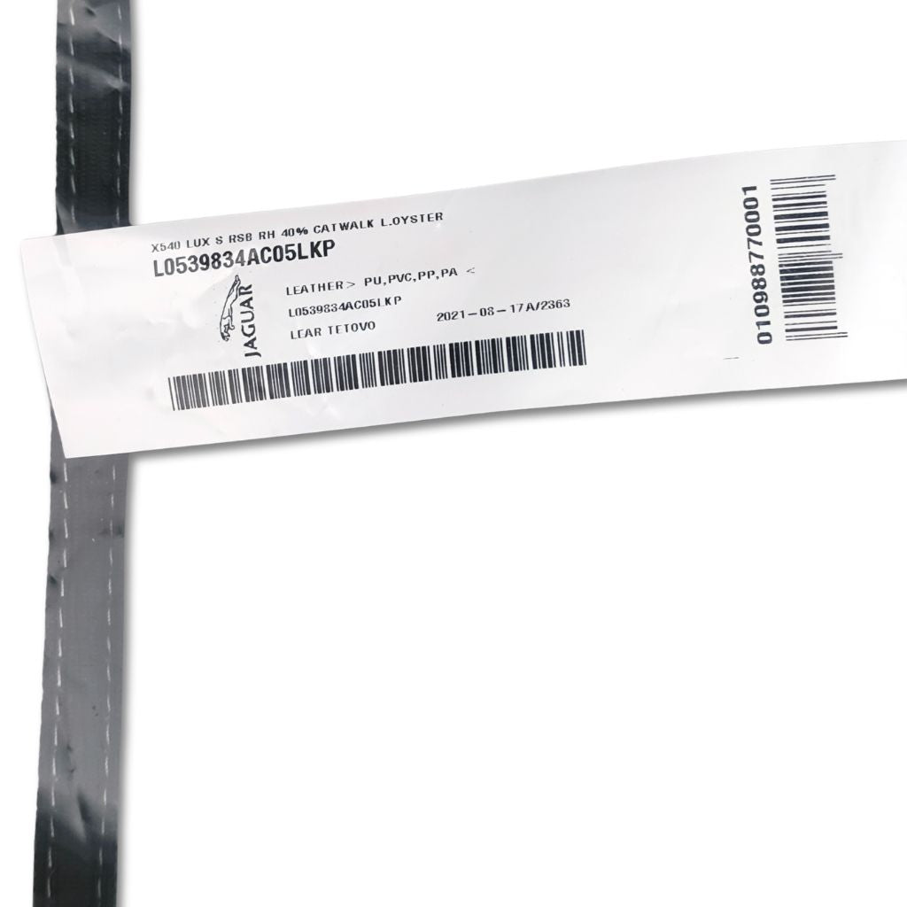 Jaguar rivestimento sedile oem j9c2300lkp