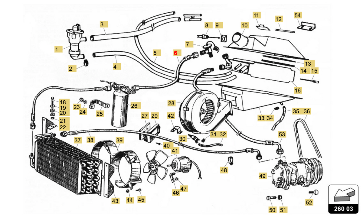 Lamborghini pipe oem 004524943