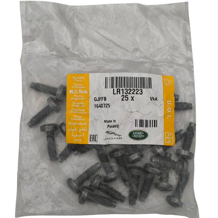 Bullone originale land rover lr132223, componente oem in imballaggio, parte di ricambio per veicoli land rover