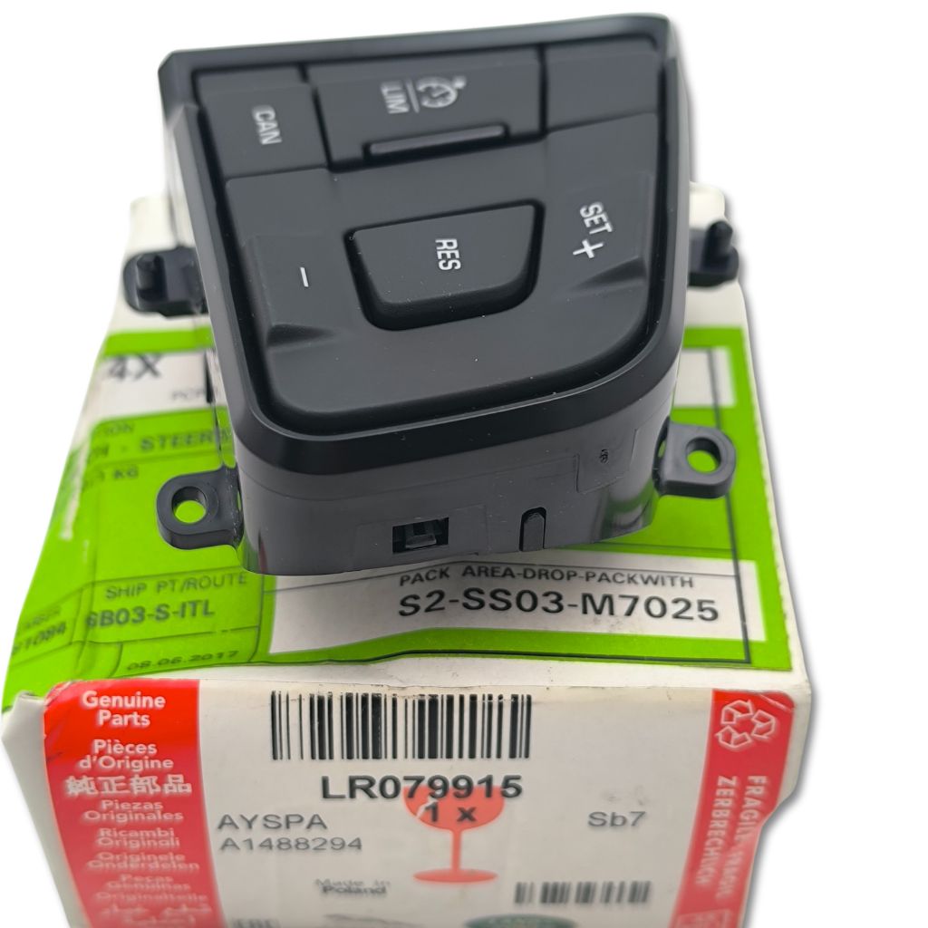 Interruttore comando volante land rover, componente originale con etichetta identificativa, per controlli e funzioni del volante