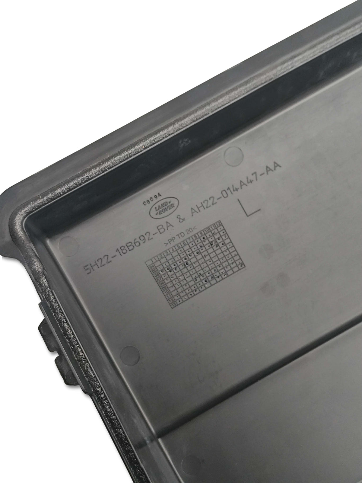 Coperchio batteria originale land rover oem dwn500032, componente di ricambio per veicoli land rover, in materiale resistente e robusto