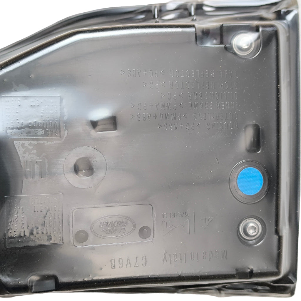 Fanale stop e freccia Land Rover OEM LR173197, componente posteriore con luci rosse e indicatori di direzione.