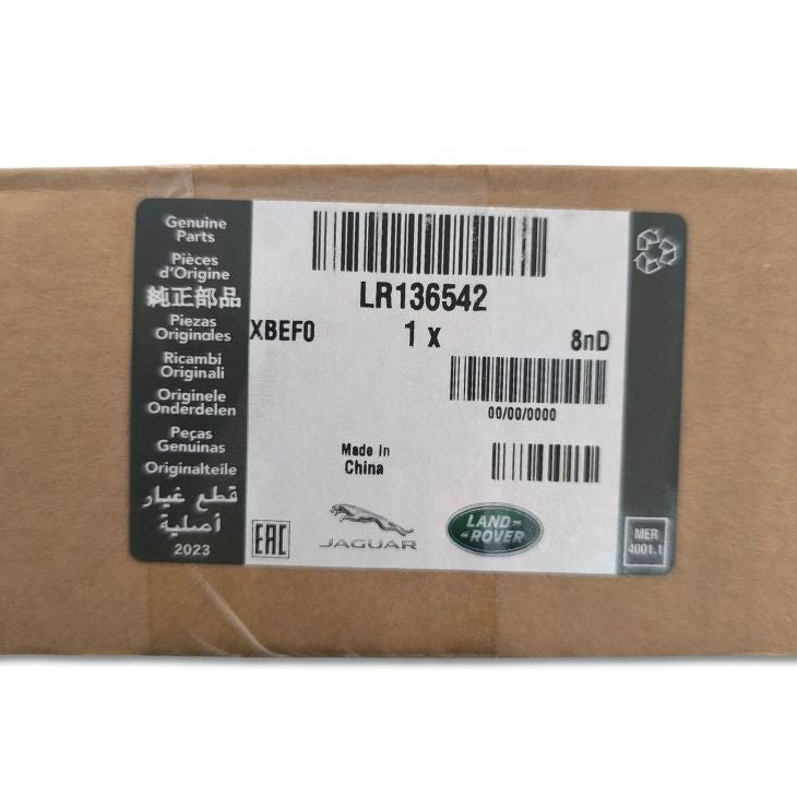 Etichetta della modanatura montante originale land rover lr136542, componente di ricambio per veicolo land rover