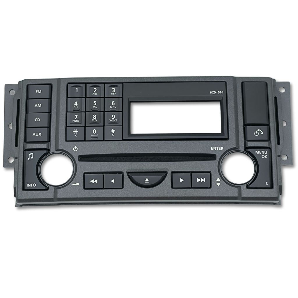 Pannello frontale originale Land Rover per lettore CD OEM LR019966, componente di ricambio per veicoli Land Rover.