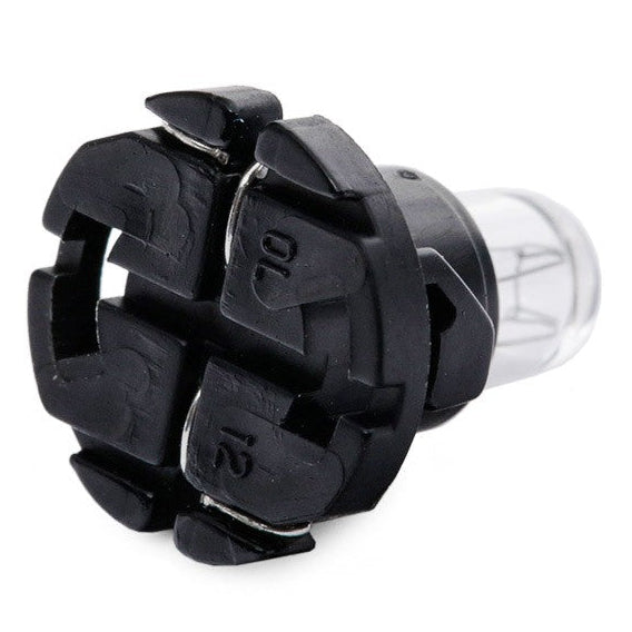 Portalampada e lampadina land rover oem stc1205, componente originale con portalampada e lampadina retro visibile