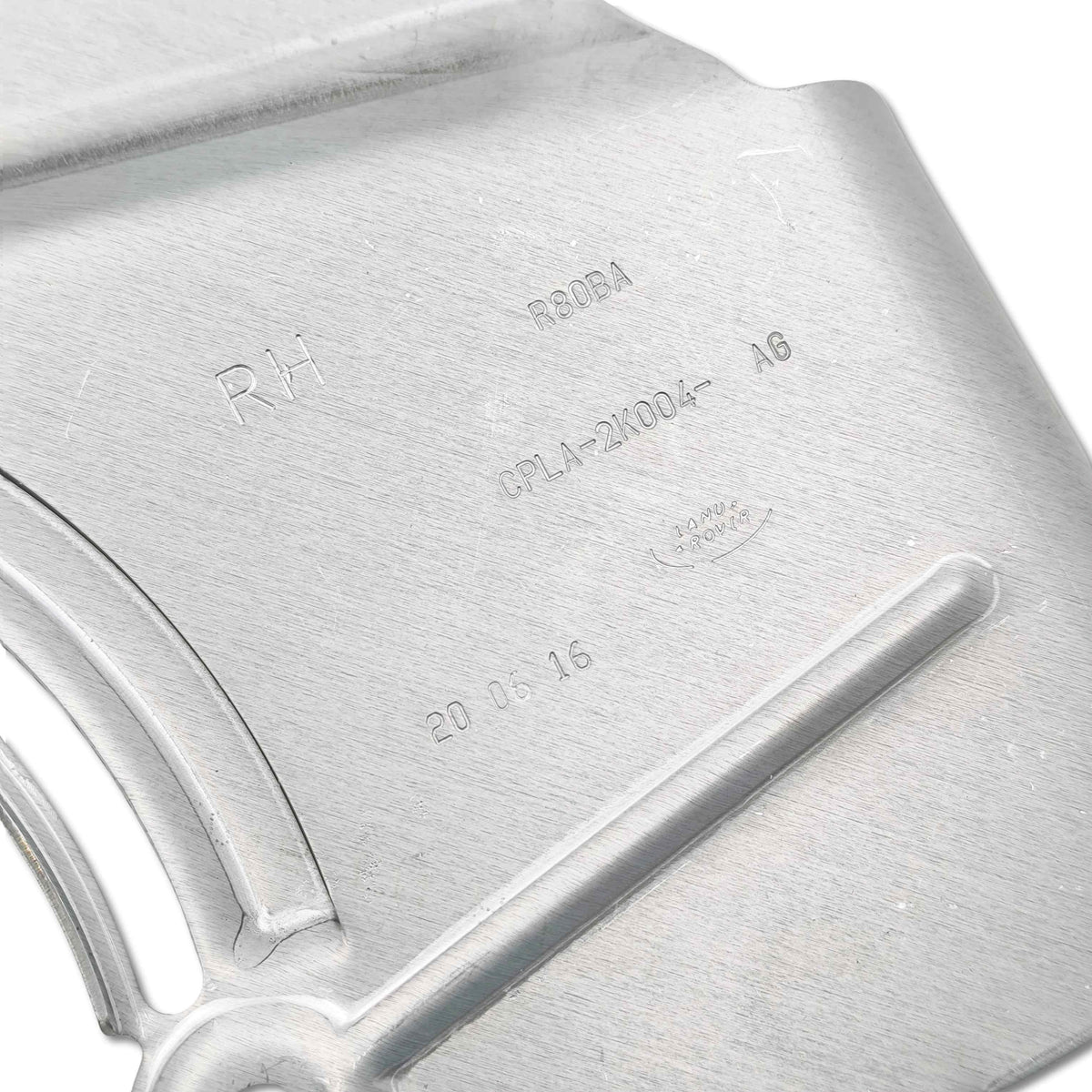 Protezione disco freno anteriore destra land rover oem lr089139, componente ricambio auto per veicolo land rover