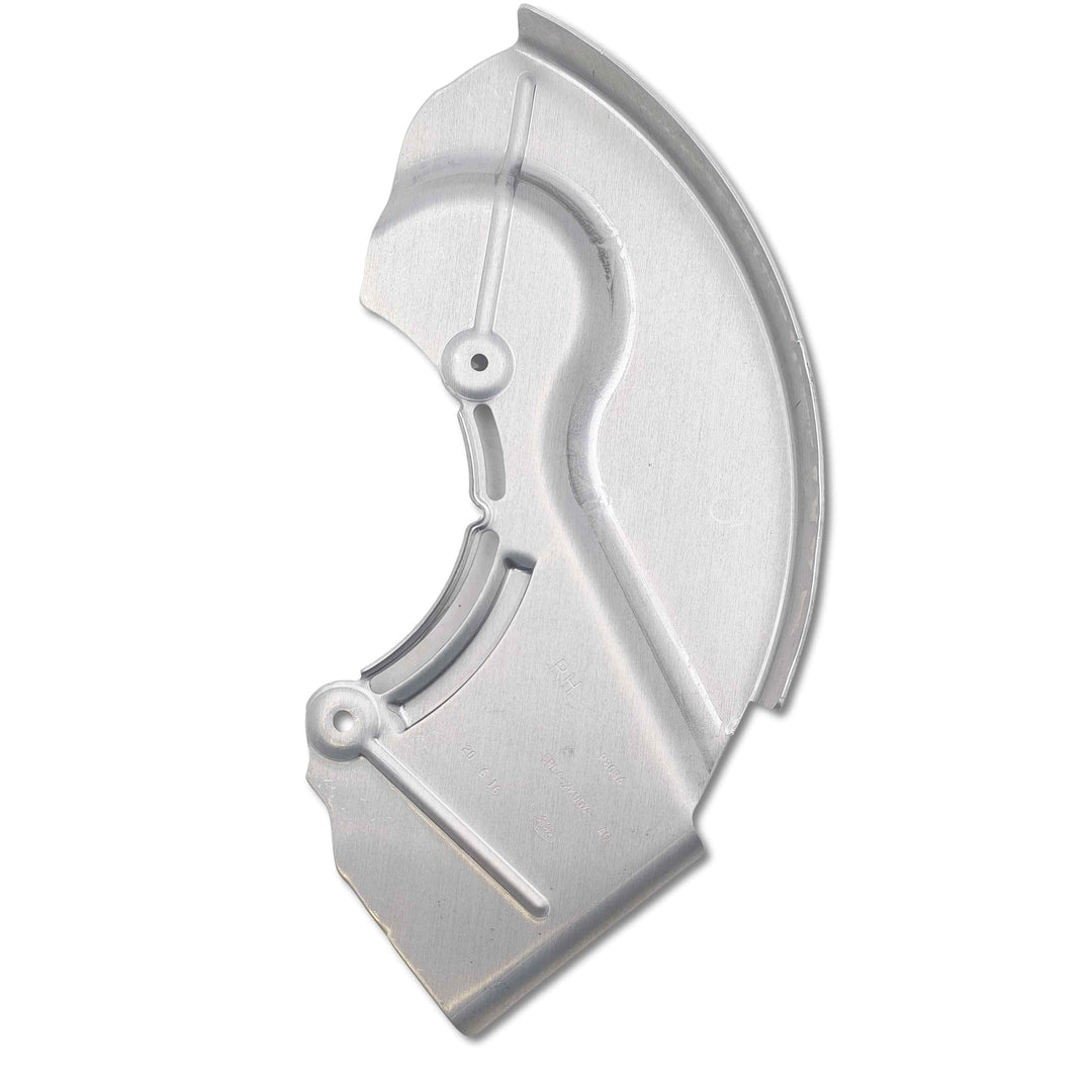 Protezione disco freno anteriore destra Land Rover OEM LR089139, componente originale per veicolo Land Rover.