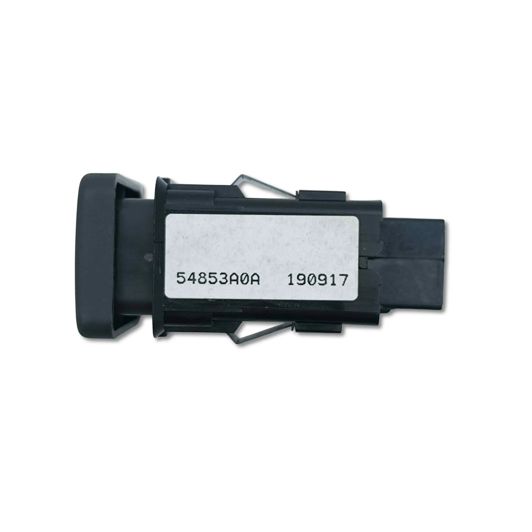 Pulsante luci emergenza Land Rover Defender YUG000180LNF, originale, con quattro frecce e indicatori di emergenza.