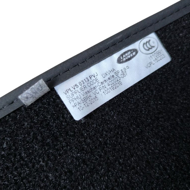 Set di tappetini in moquette land rover oem vplvs0313pvj, elegante e resistente, compatibile con veicoli land rover