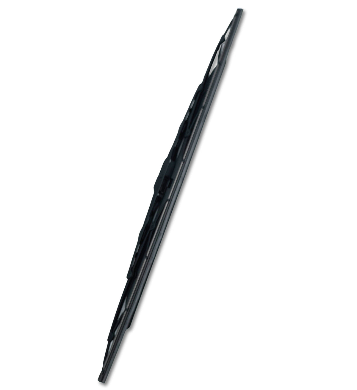 Spazzola tergicristallo lato guida land rover oem dkc500130, componente per parabrezza, visibile con braccio e lama in dettaglio