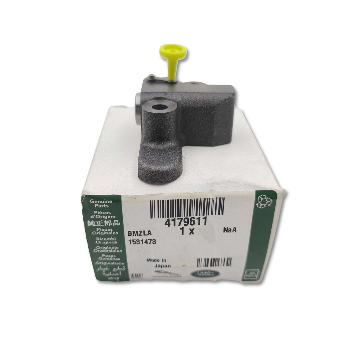 Tendicatena distribuzione OEM Land Rover 4179611, componente di ricambio per veicoli Land Rover, visibile sull'etichetta del prodotto.