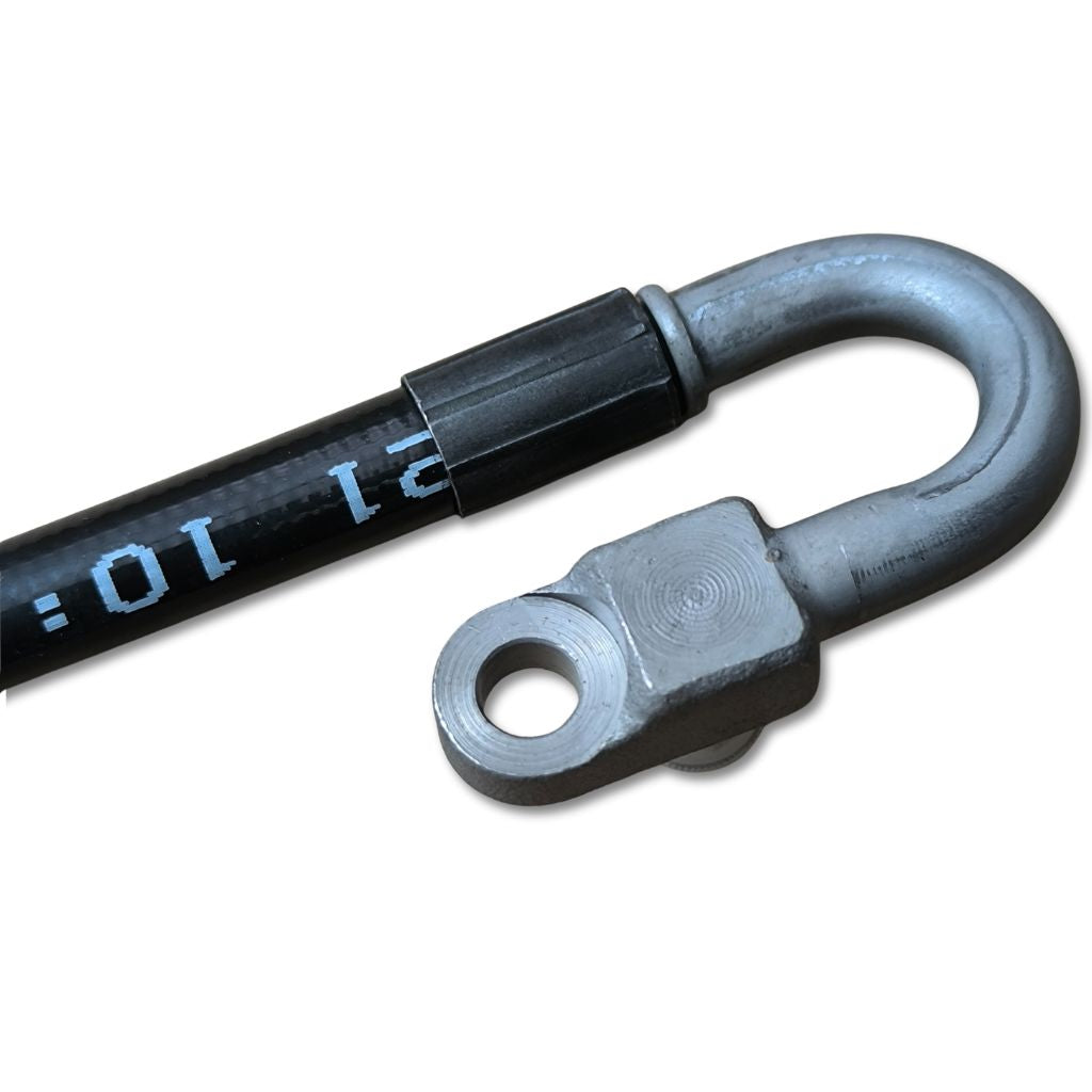 Tubo antirollio posteriore originale Land Rover, componente RQB500313, parte di un sistema di sospensione affidabile.