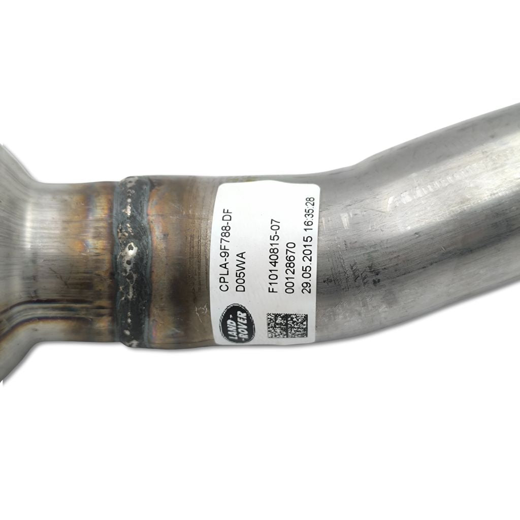 Tubo intercooler land rover lr056348, componente originale per condotto aria turbo, con etichetta identificativa
