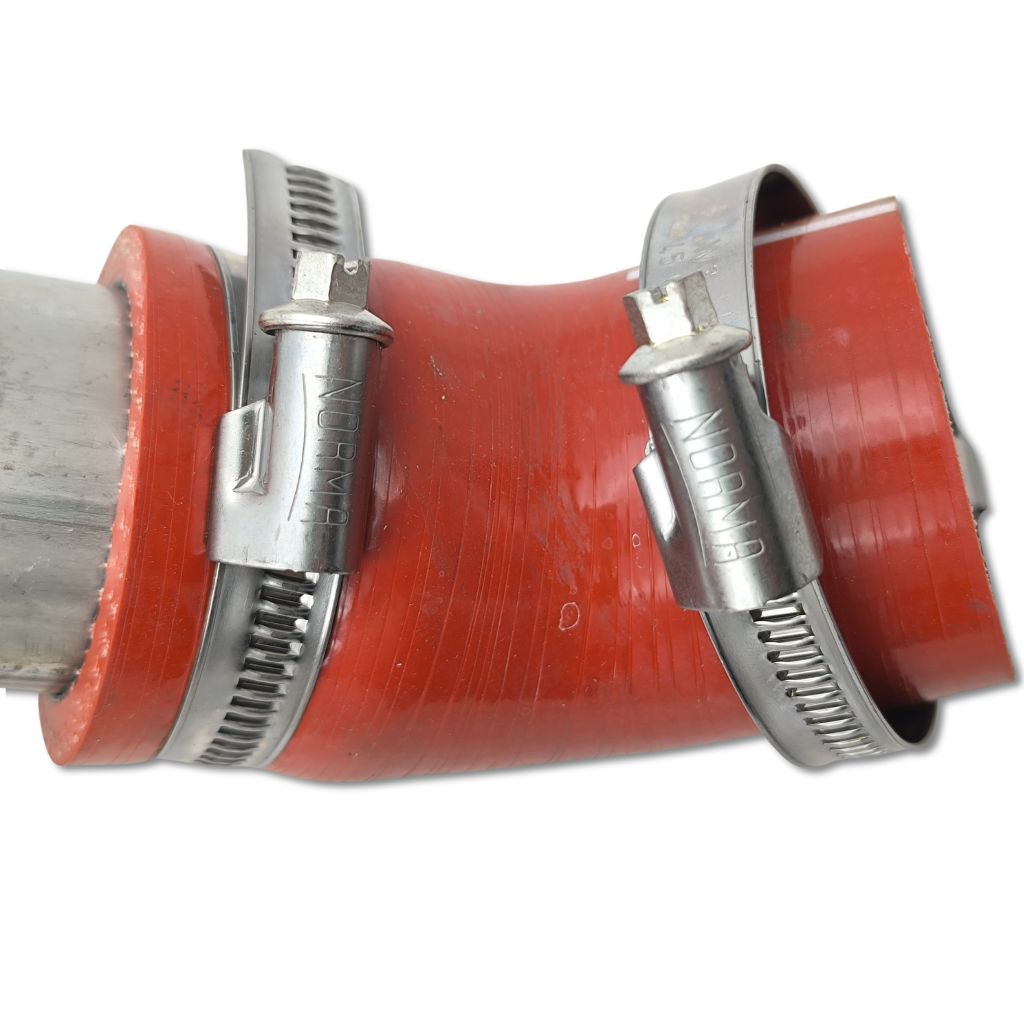 Tubo intercooler land rover lr056348, componente originale per sistema di aspirazione turbo, con clip di fissaggio