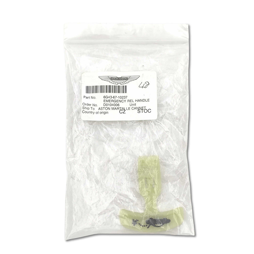 ASTON MARTIN Maniglia Emergenza Cofano OEM 6G43-67-10237 dal 2004