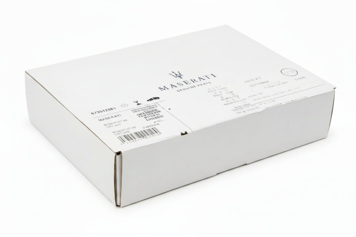 Scatola ricambi auto originali maserati, kit pastiglie freno, ricambi auto genuine parts