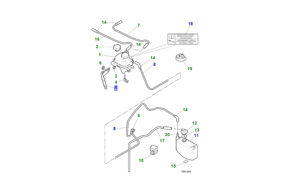 Jaguar tubo flessibile oem mja4560db