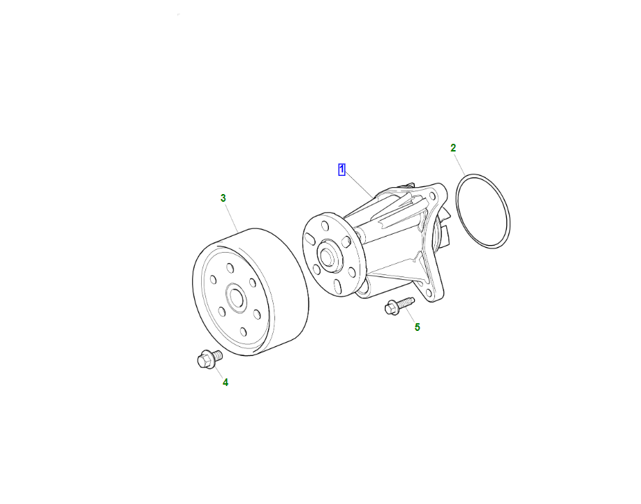 JAGUAR Pompa dell'acqua OEM C2C37771