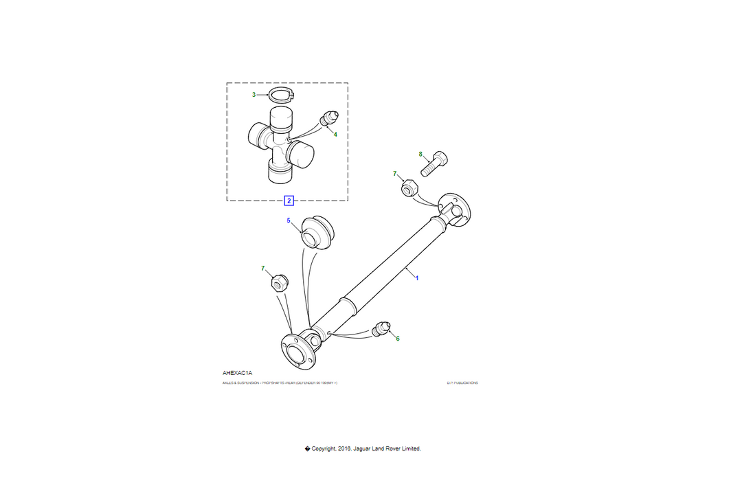 Land Rover GIUNTO UNIVERSALE OEM TVC100010