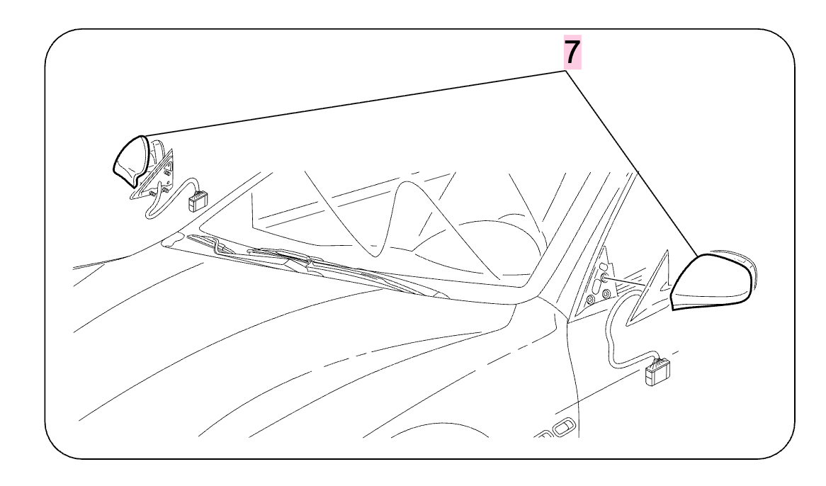 Maserati grancabrio kit calotte specchi carbonio oem 940000720