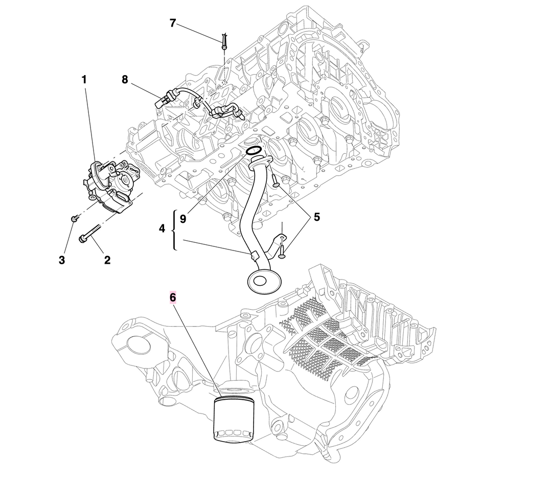 Maserati Filtro Olio Motore OEM 675003458